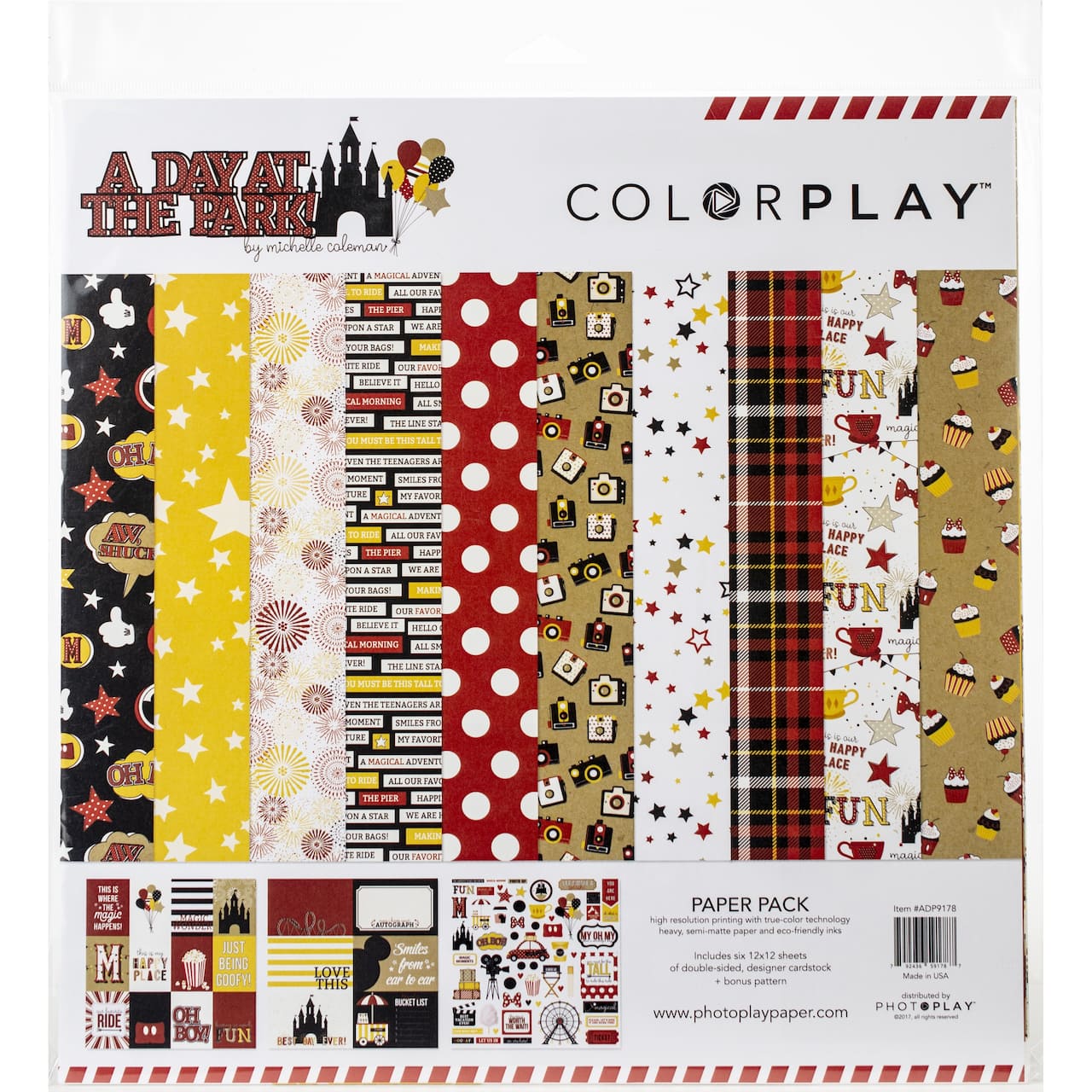 ColorPlay Collection Pack 12&#x22;X12&#x22;-A Day At The Park